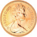 Moneta, Gran Bretagna, Elizabeth II, 1/2 New Penny, 1972, SPL+, Bronzo, KM:914