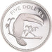 Moneda, Belice, 5 Dollars, 1974, Franklin Mint, Proof, SC+, Plata, KM:44a