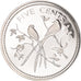 Moneta, Belize, 5 Cents, 1974, Franklin Mint, Proof, MS(64), Srebro, KM:39a
