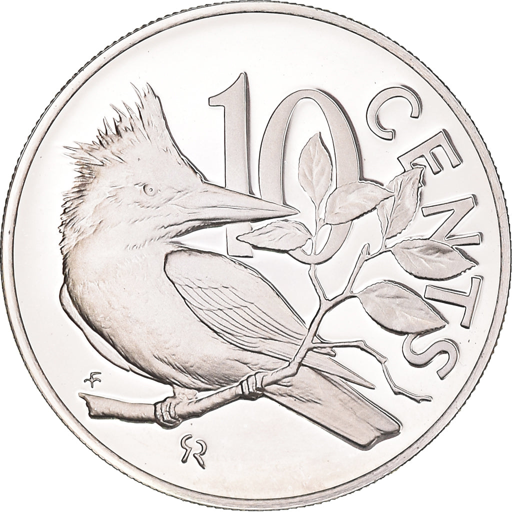 Coin, BRITISH VIRGIN ISLANDS, Elizabeth II, 10 Cents, 1977, Franklin Mint