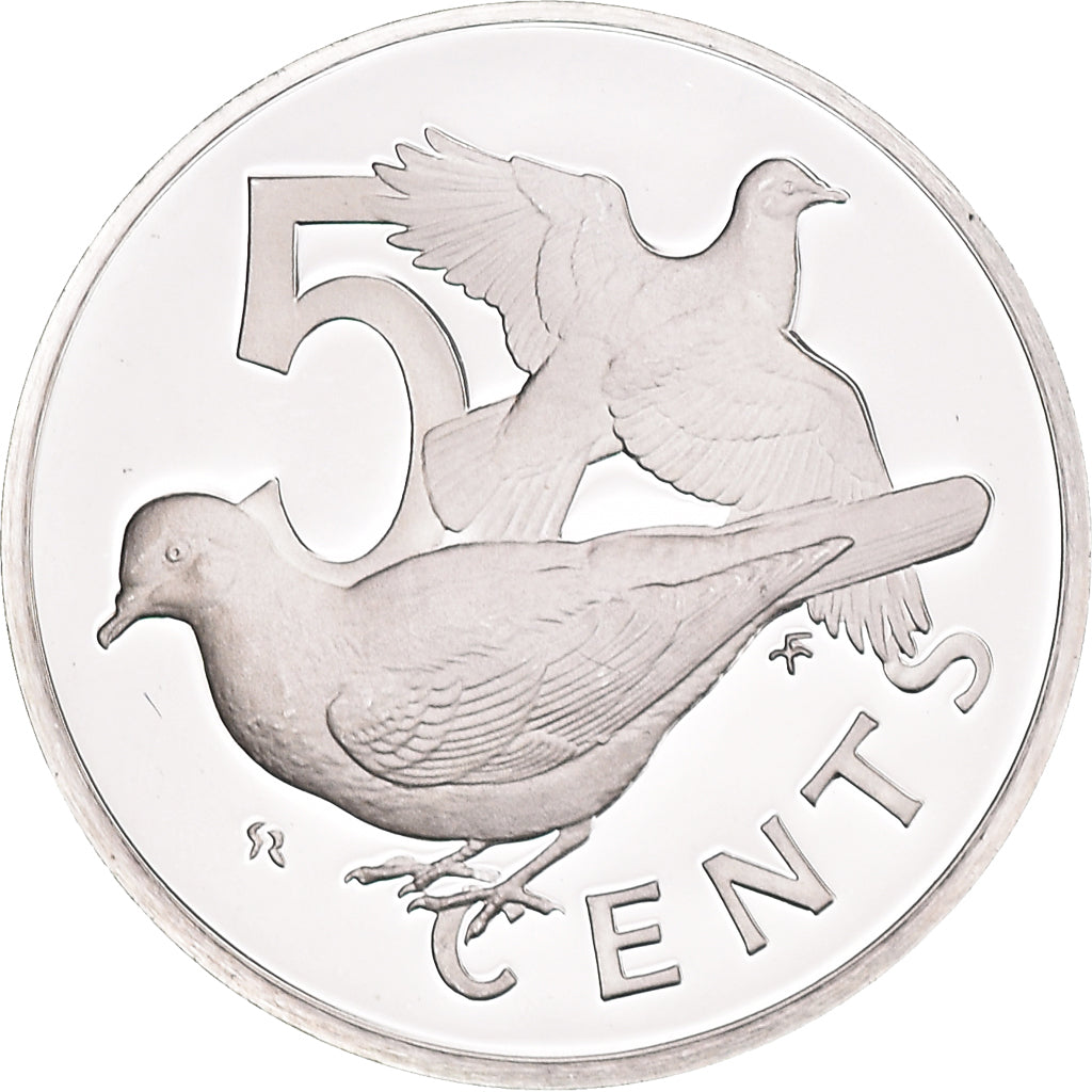 Coin, BRITISH VIRGIN ISLANDS, Elizabeth II, 5 Cents, 1977, Franklin Mint