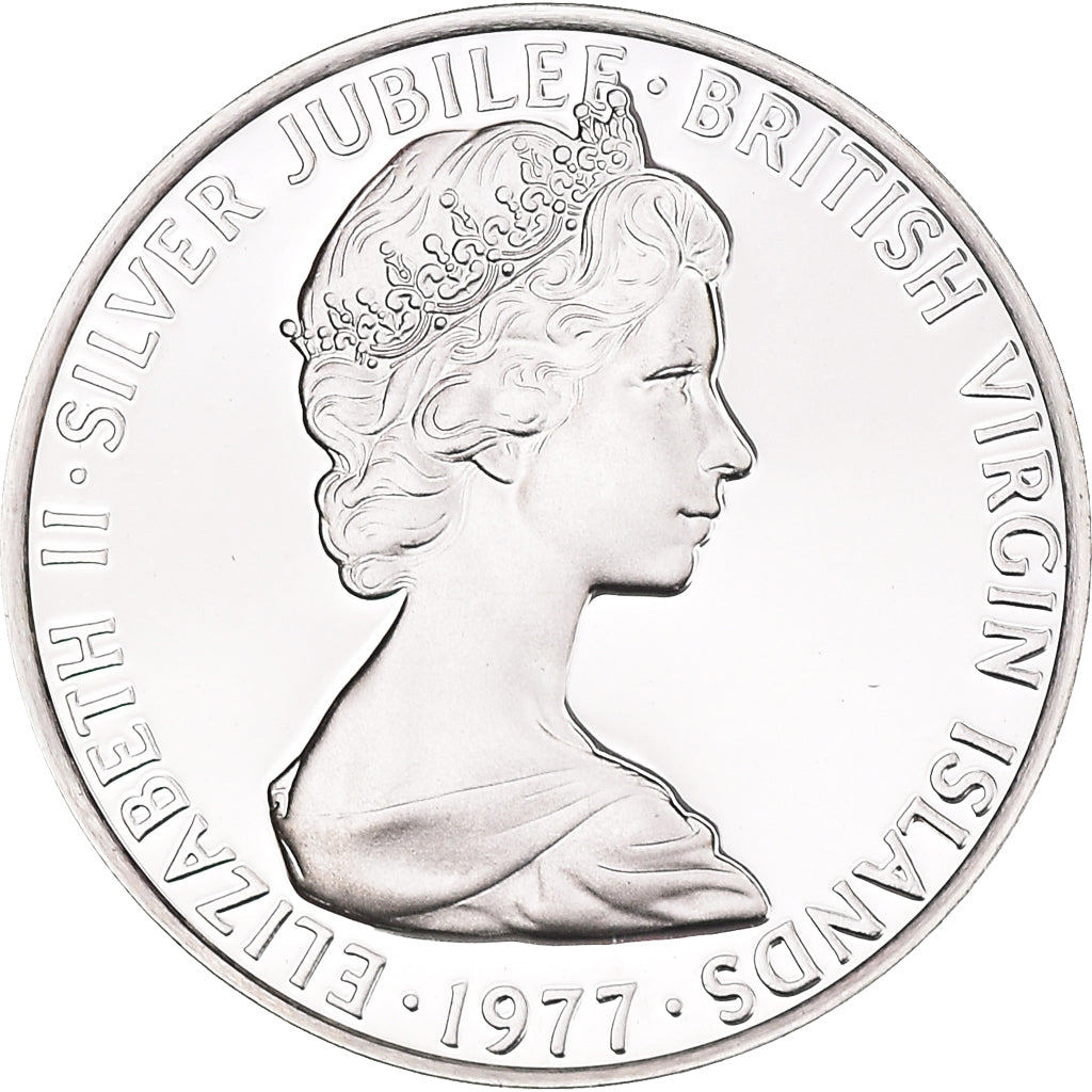 Coin, BRITISH VIRGIN ISLANDS, Elizabeth II, 5 Cents, 1977, Franklin Mint