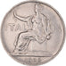 Munten, Italië, Vittorio Emanuele III, Lira, 1928, Rome, ZF+, Nickel, KM:62