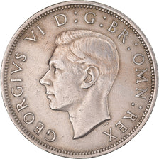 Moneta, Wielka Brytania, George VI, 1/2 Crown, 1948, EF(40-45), Miedź-Nikiel