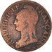 Monnaie, France, Dupré, 5 Centimes, AN 8 (1799-1800), Metz, TB, Bronze
