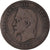 Moeda, França, Napoleon III, 10 Centimes, 1862, Bordeaux, F(12-15), Cobre