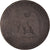 Moeda, França, Napoleon III, 10 Centimes, 1862, Bordeaux, F(12-15), Cobre