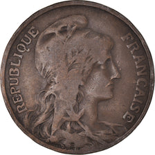 Moneda, Francia, Dupuis, 10 Centimes, 1908, Paris, BC+, Bronce, KM:843