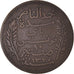 Moneda, Túnez, Muhammad al-Nasir Bey, 10 Centimes, 1908, Paris, MBC, Bronce
