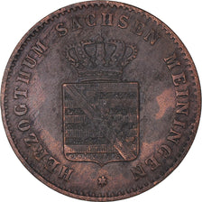 Coin, German States, SAXE-MEININGEN, Georg II, 2 Pfennig, 1867, EF(40-45)