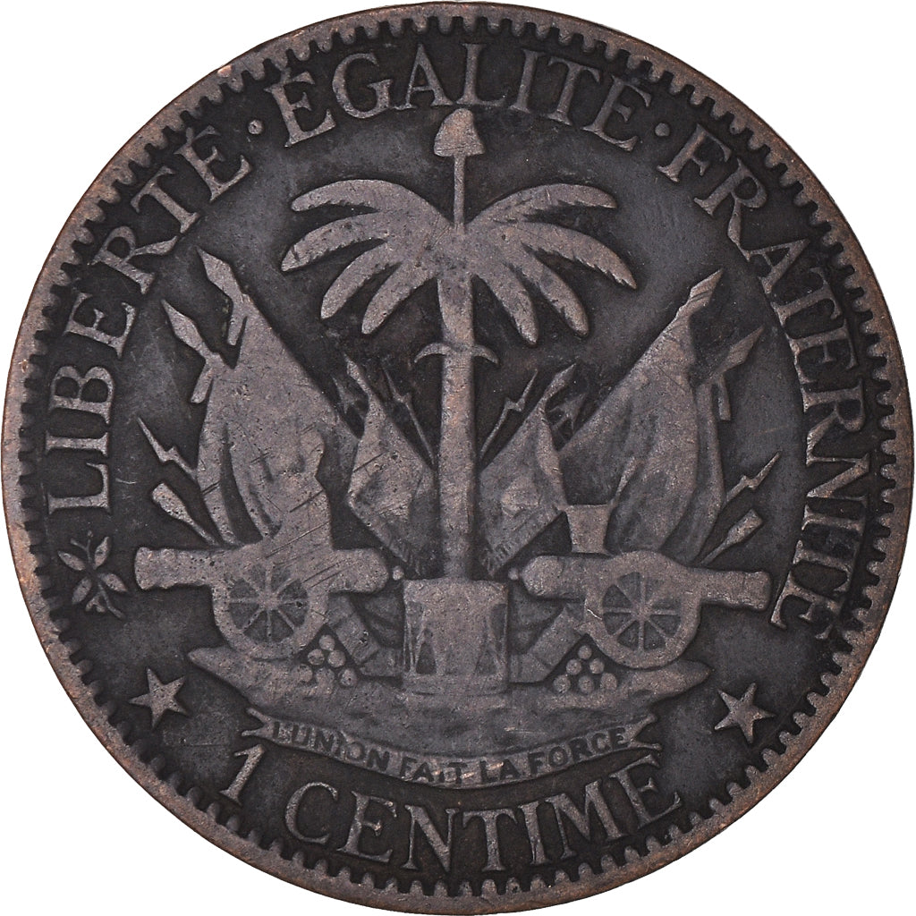 Coin, Haiti, Centime, 1881, EF(40-45), Bronze, KM:42