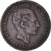 Coin, Spain, Alfonso XII, 5 Centimos, 1877, Madrid, EF(40-45), Bronze, KM:674