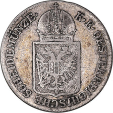 Coin, Austria, Franz Joseph I, 6 Kreuzer, 1849, Vienna, VF(30-35), Silver