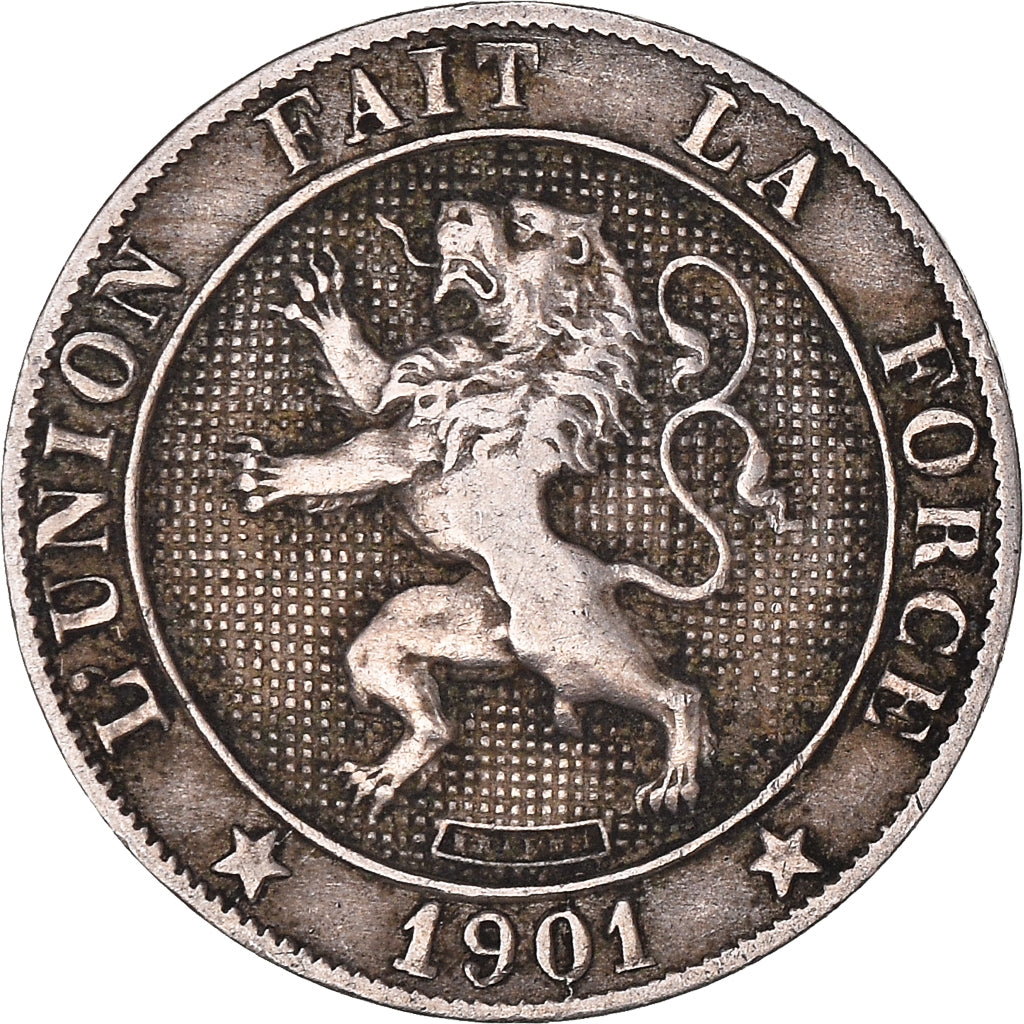Monnaie, Belgique, Leopold II, 5 Centimes, 1901, TB+, Cupro-nickel, KM:44