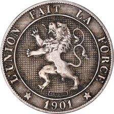 Monnaie, Belgique, Leopold II, 5 Centimes, 1901, TB+, Cupro-nickel, KM:44