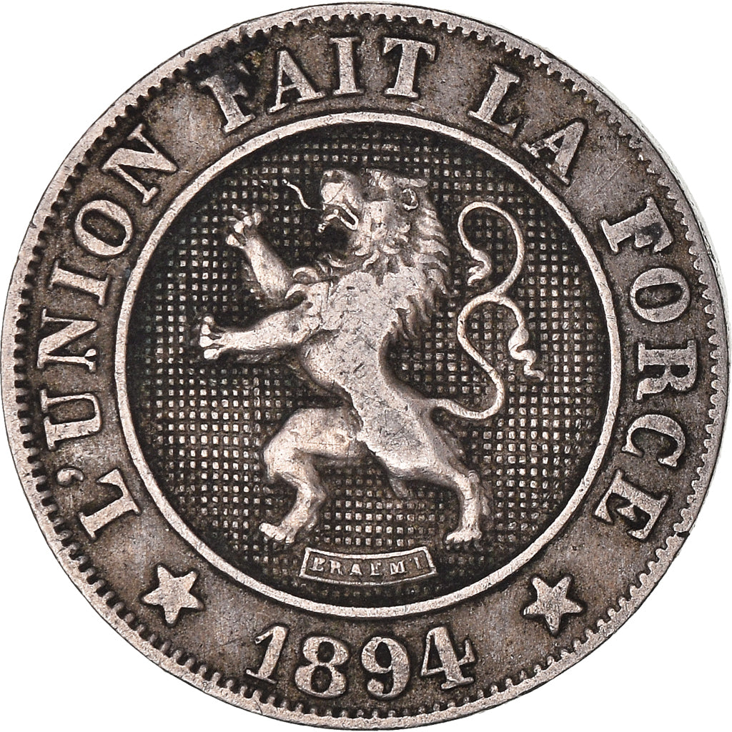 Monnaie, Belgique, Leopold II, 10 Centimes, 1894, TTB, Cupro-nickel, KM:42