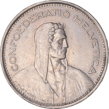 Coin, Switzerland, 5 Francs, 1968, Bern, EF(40-45), Copper-nickel, KM:40a.1