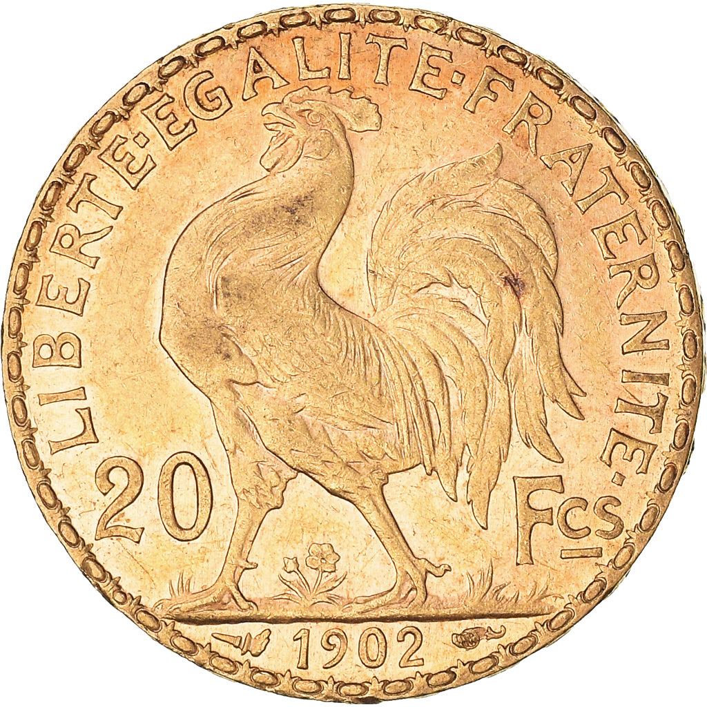 Moneta, Francia, Marianne, 20 Francs, 1902, Paris, SPL-, Oro, KM:847