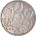 Coin, Belgium, 500 Francs, 500 Frank, 1980, Brussels, EF(40-45), Silver Clad