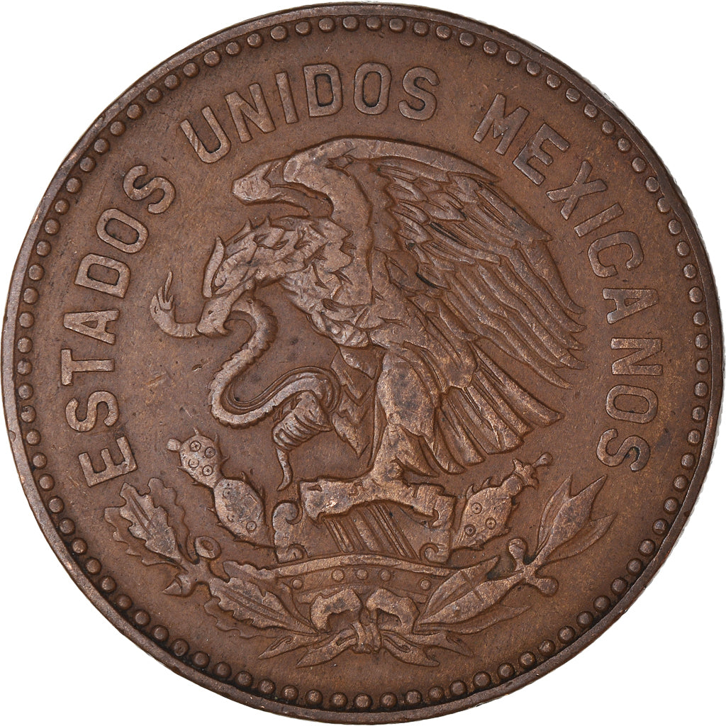 Coin, Mexico, 50 Centavos, 1956, Mexico City, EF(40-45), Bronze, KM:450