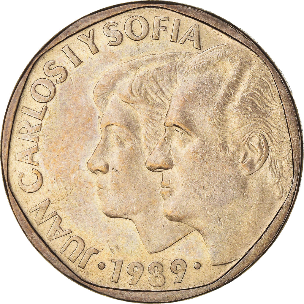 Moneda, España, Juan Carlos I, 500 Pesetas, 1989, Madrid, MBC+, Aluminio -
