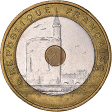 Monnaie, France, Jeux Méditerranéens, 20 Francs, 1993, TTB, Tri-Metallic