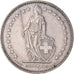 Coin, Switzerland, 2 Francs, 1986, Bern, EF(40-45), Copper-nickel, KM:21a.3