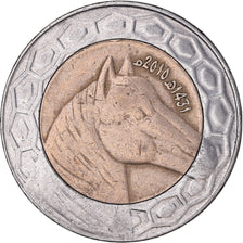 Coin, Algeria, 100 Dinars, 2010/AH1431, Algiers, EF(40-45), Bi-Metallic, KM:132