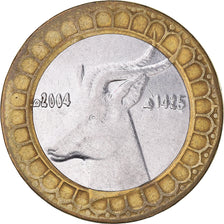 Moeda, Argélia, 50 Dinars, 2004 / AH1425, Algiers, EF(40-45), Bimetálico