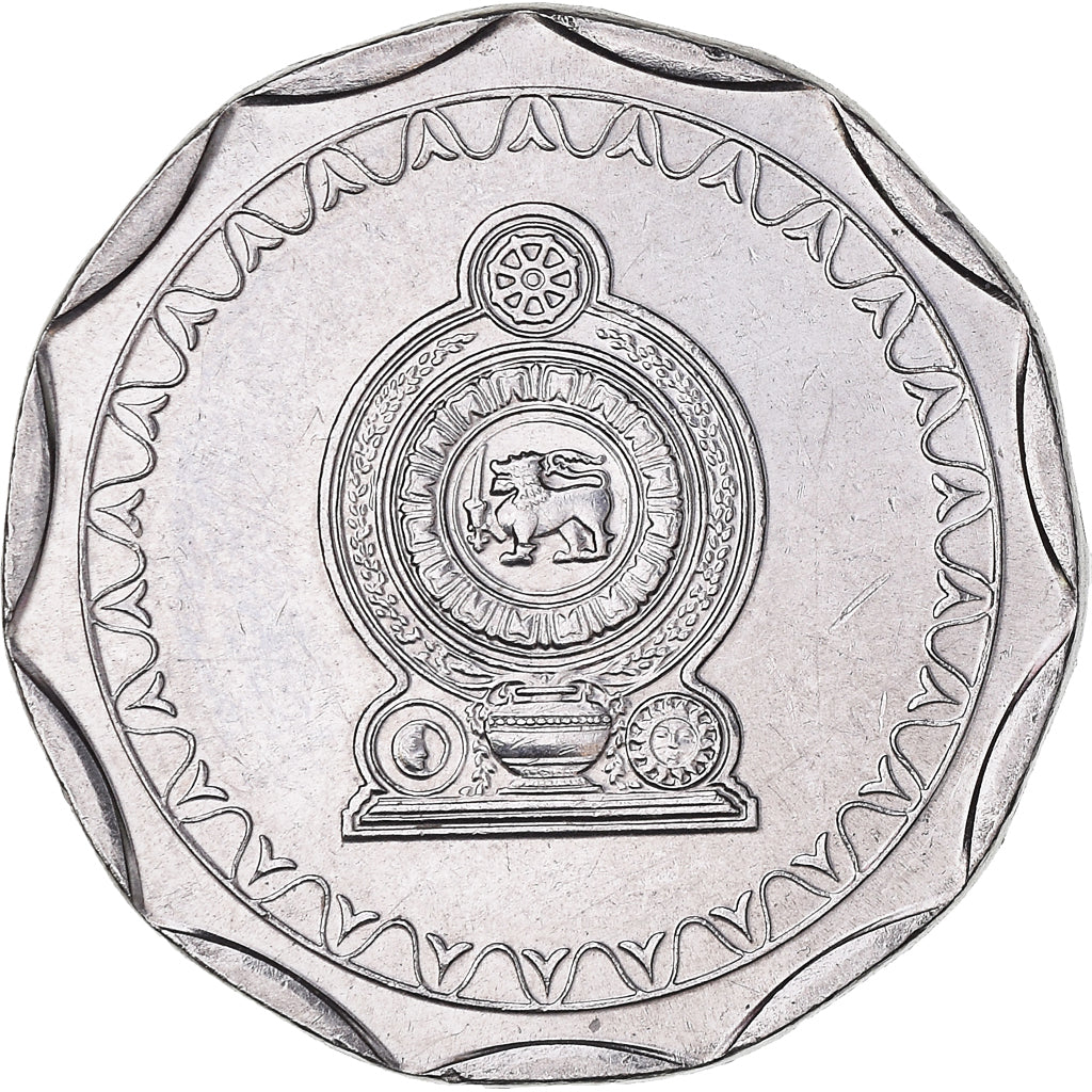Munten, Sri Lanka, 10 Rupees, 2013, ZF+, Nickel plated steel, KM:181