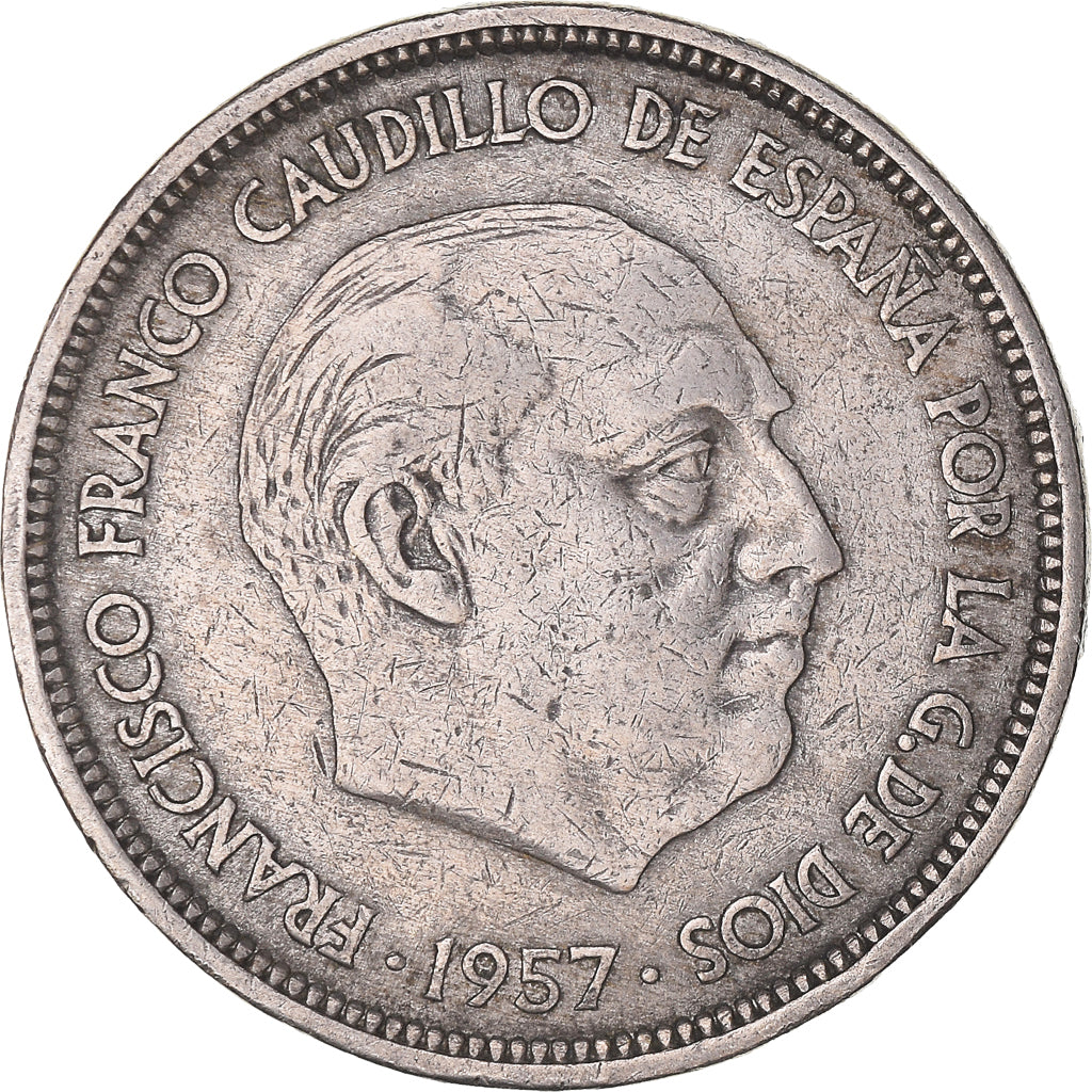 Coin, Spain, Caudillo and regent, 50 Pesetas, 1958, Madrid, EF(40-45)
