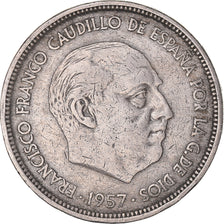 Coin, Spain, Caudillo and regent, 50 Pesetas, 1958, Madrid, EF(40-45)