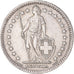 Coin, Switzerland, 2 Francs, 1965, Bern, AU(50-53), Silver, KM:21