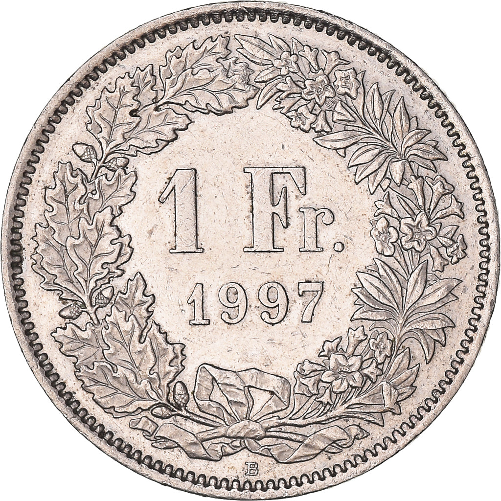 Monnaie, Suisse, Franc, 1997, Bern, TTB+, Cupro-nickel, KM:24a.3