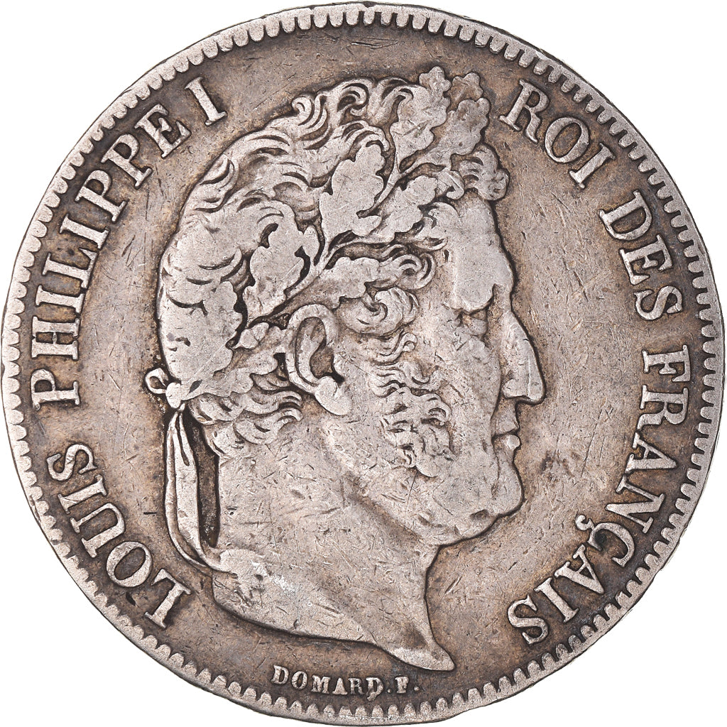 Monnaie, France, Louis-Philippe, 5 Francs, 1842, Lille, TB+, Argent