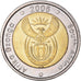 Moneda, Sudáfrica, 5 Rand, 2005, Pretoria, EBC, Bimetálico, KM:297