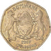 Coin, Botswana, Pula, 2007, British Royal Mint, AU(50-53), Nickel-brass, KM:24