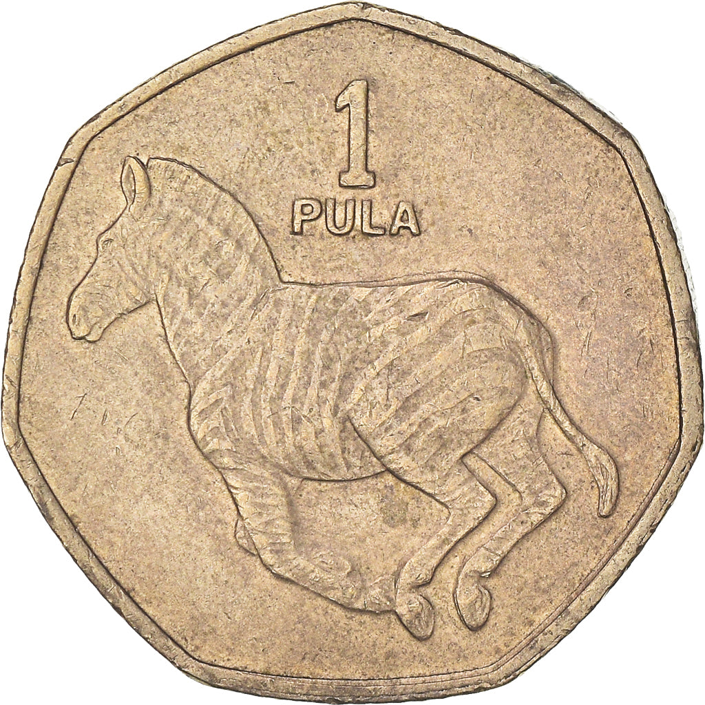 Coin, Botswana, Pula, 2007, British Royal Mint, AU(50-53), Nickel-brass, KM:24