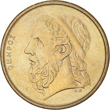 Coin, Greece, 50 Drachmes, 2000, Athens, AU(55-58), Aluminum-Bronze, KM:147