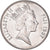 Coin, Fiji, Elizabeth II, 20 Cents, 1997, AU(50-53), Nickel plated steel, KM:53a
