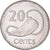 Moeda, Fiji, Elizabeth II, 20 Cents, 1997, AU(50-53), Aço Niquelado, KM:53a