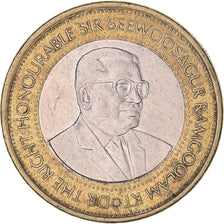 Moneda, Mauricio, 20 Rupees, 2007, MBC, Bimetálico, KM:66
