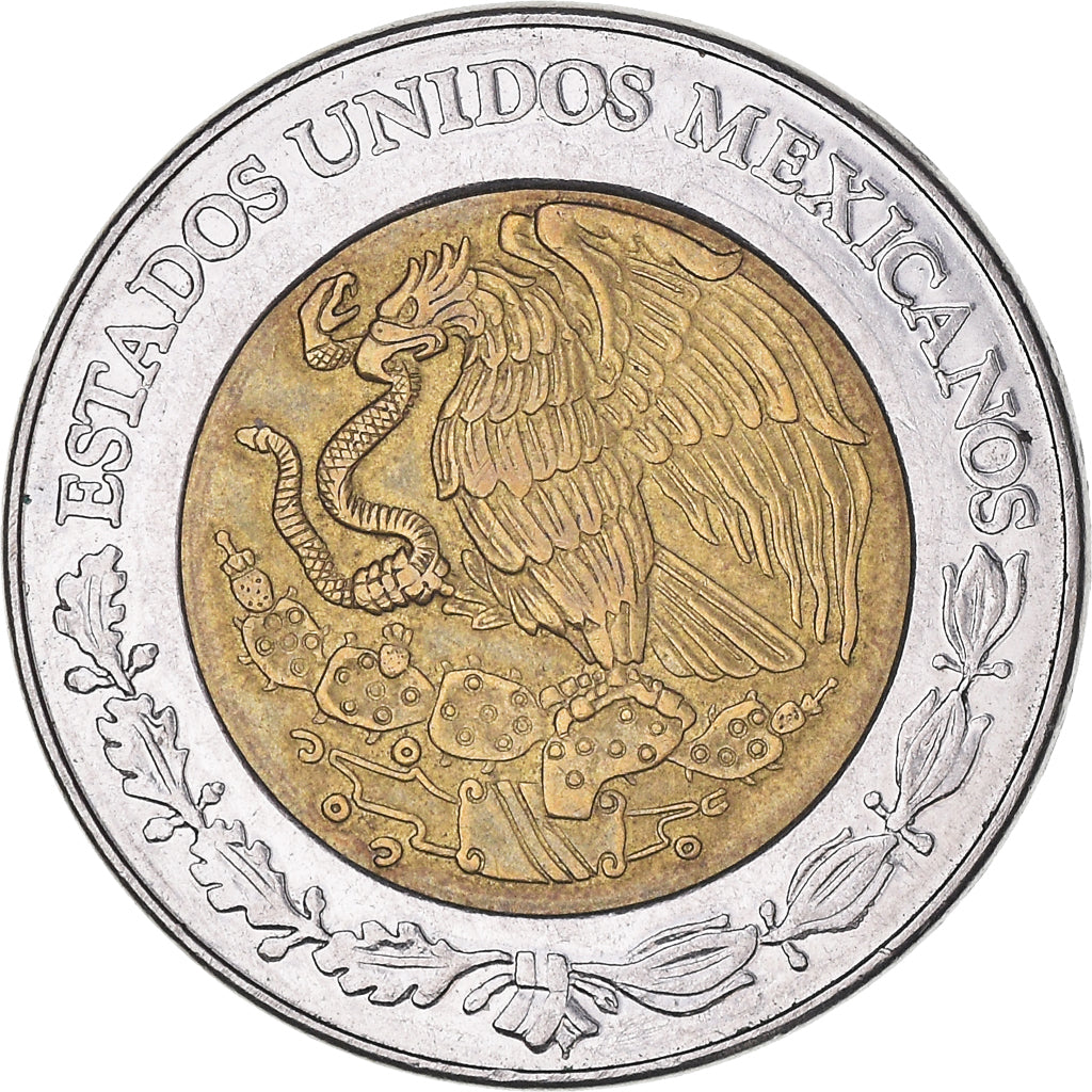 Moneta, Messico, 5 Pesos, 2005, Mexico City, SPL-, Bi-metallico, KM:605