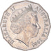 Münze, Australien, Elizabeth II, 50 Cents, 2006, SS+, Kupfer-Nickel, KM:404