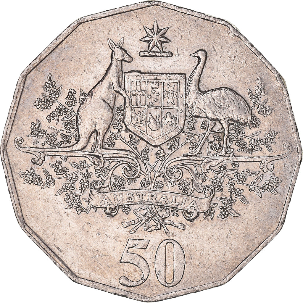Coin, Australia, Elizabeth II, 50 Cents, 2001, Royal Australian Mint, AU(50-53)