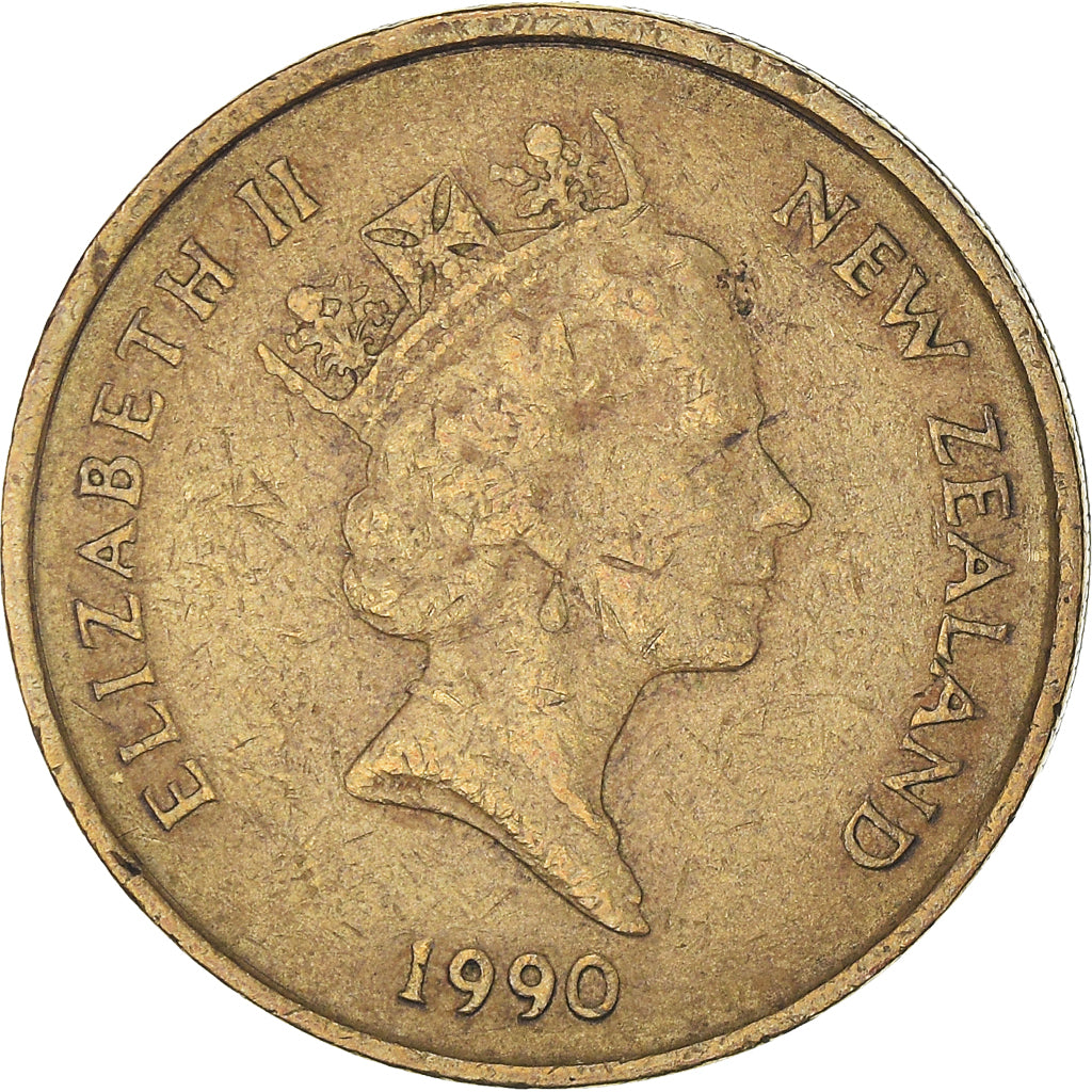 Moneta, Nowa Zelandia, Elizabeth II, 2 Dollars, 1992, EF(40-45)