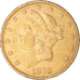 Moneta, USA, $20, Double Eagle, 1878, San Francisco, AU(50-53), Złoto, KM:74.3