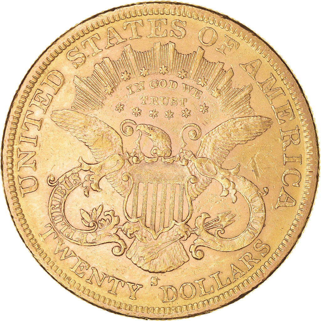 Münze, Vereinigte Staaten, $20, Double Eagle, 1878, San Francisco, SS+, Gold