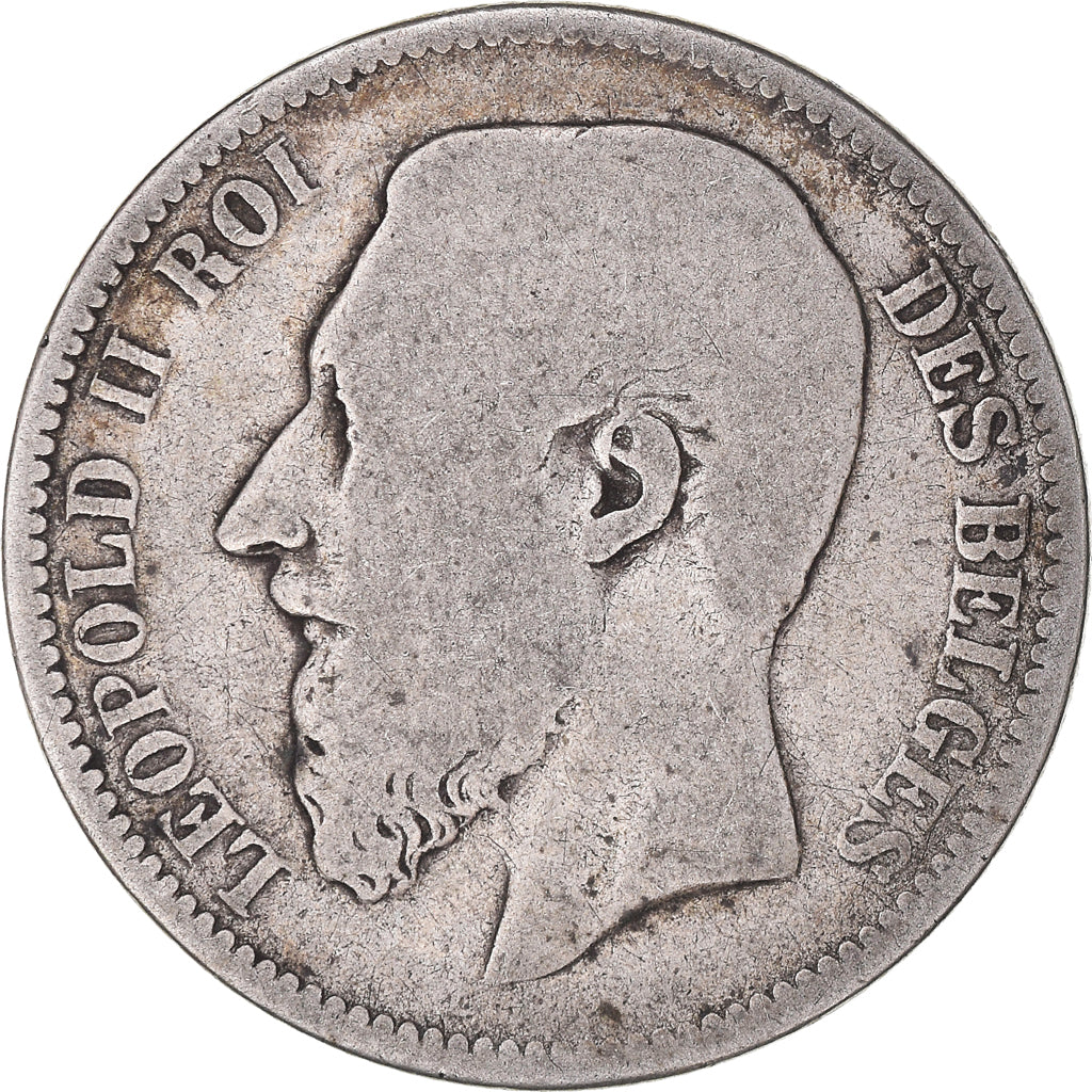 Monnaie, Belgique, Leopold II, 2 Francs, 2 Frank, 1866, B, Argent, KM:30.1