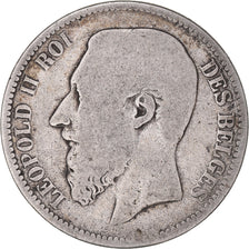 Monnaie, Belgique, Leopold II, 2 Francs, 2 Frank, 1866, B, Argent, KM:30.1